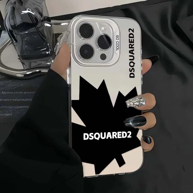 Matte-Dsqua-red2s для Apple iPhone 17, 16, 15, 14, 13 Pro Max Plus, красочный серебристый чехол для телефона (art.: 3920d2ef47cd1) - 3920d2ef47cd1