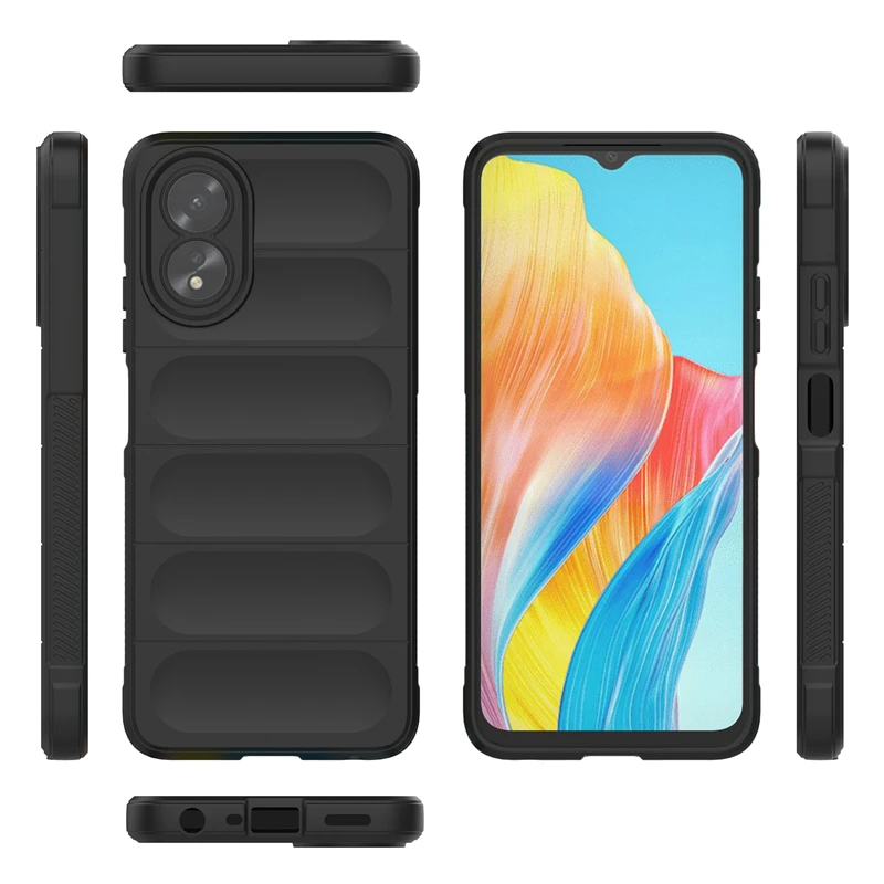 ł na każdą obudowę dla Oppo A38 Etui A18 A58 A78 4G Wstrząsoodporne odporne wstrząsy etui z miękkiego silikonu TPU Case