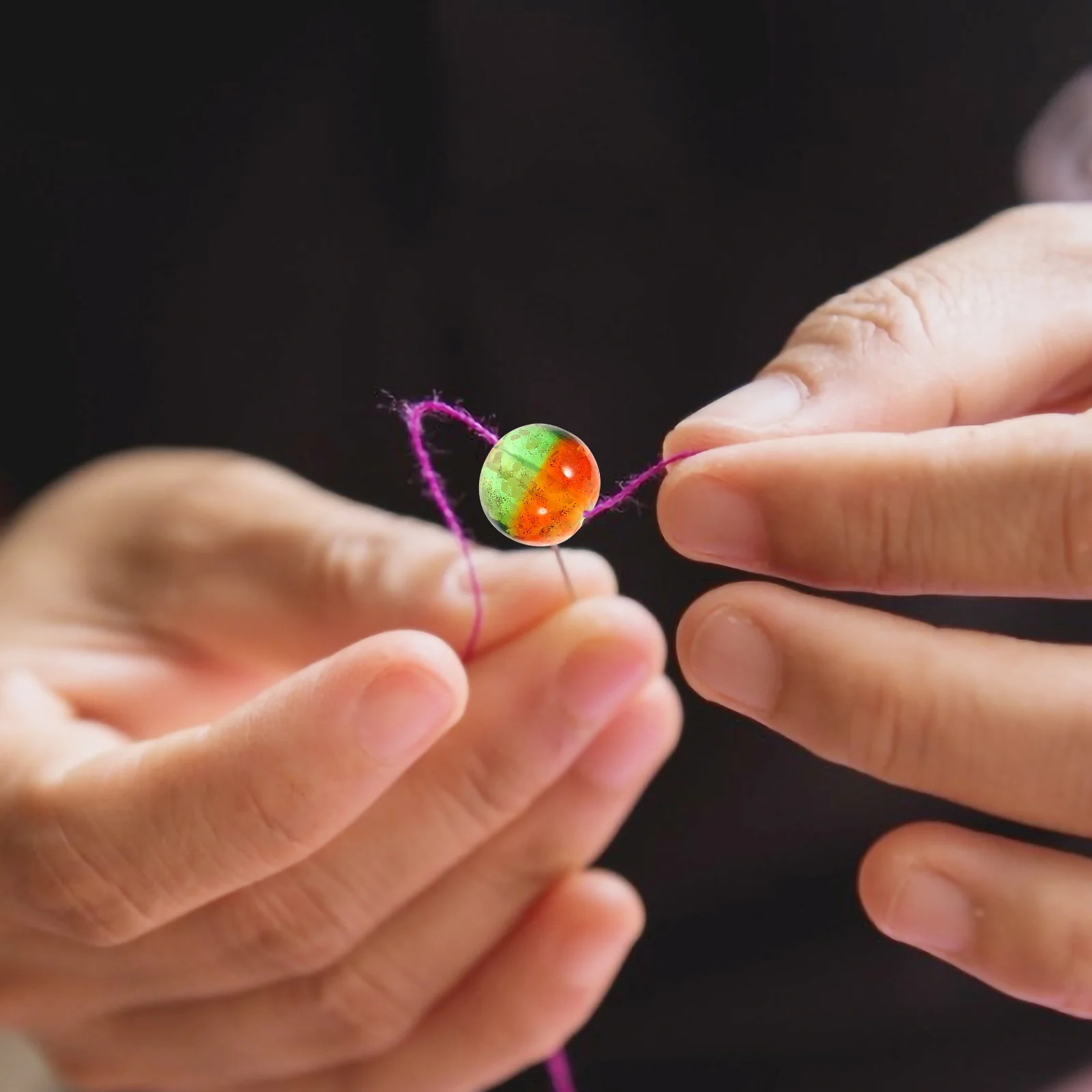 

20Pcs DIY Glass Beads Loose Beads Bracelet Making Spacer Beads Bracelet Beads