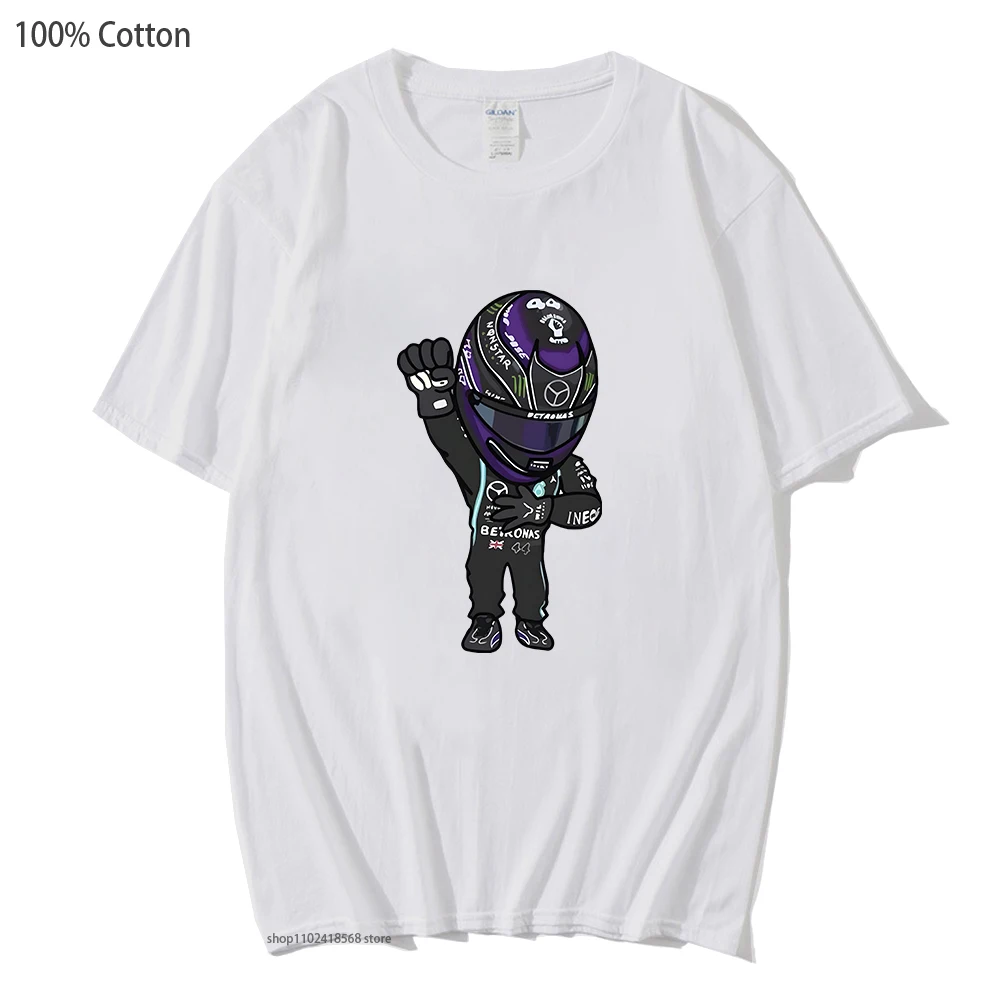 

F1 Tshirt Mens Cartoon Graphic T-Shirts Men Kpop Long Sleeve Game Tee 100% Cotton Women Y2K Clothes Moletom Cool Clothing Unisex
