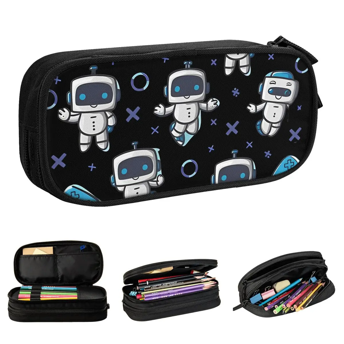 Astros Playroom Astrobot пенал с держателем для ручек сумка девочек и мальчиков большие