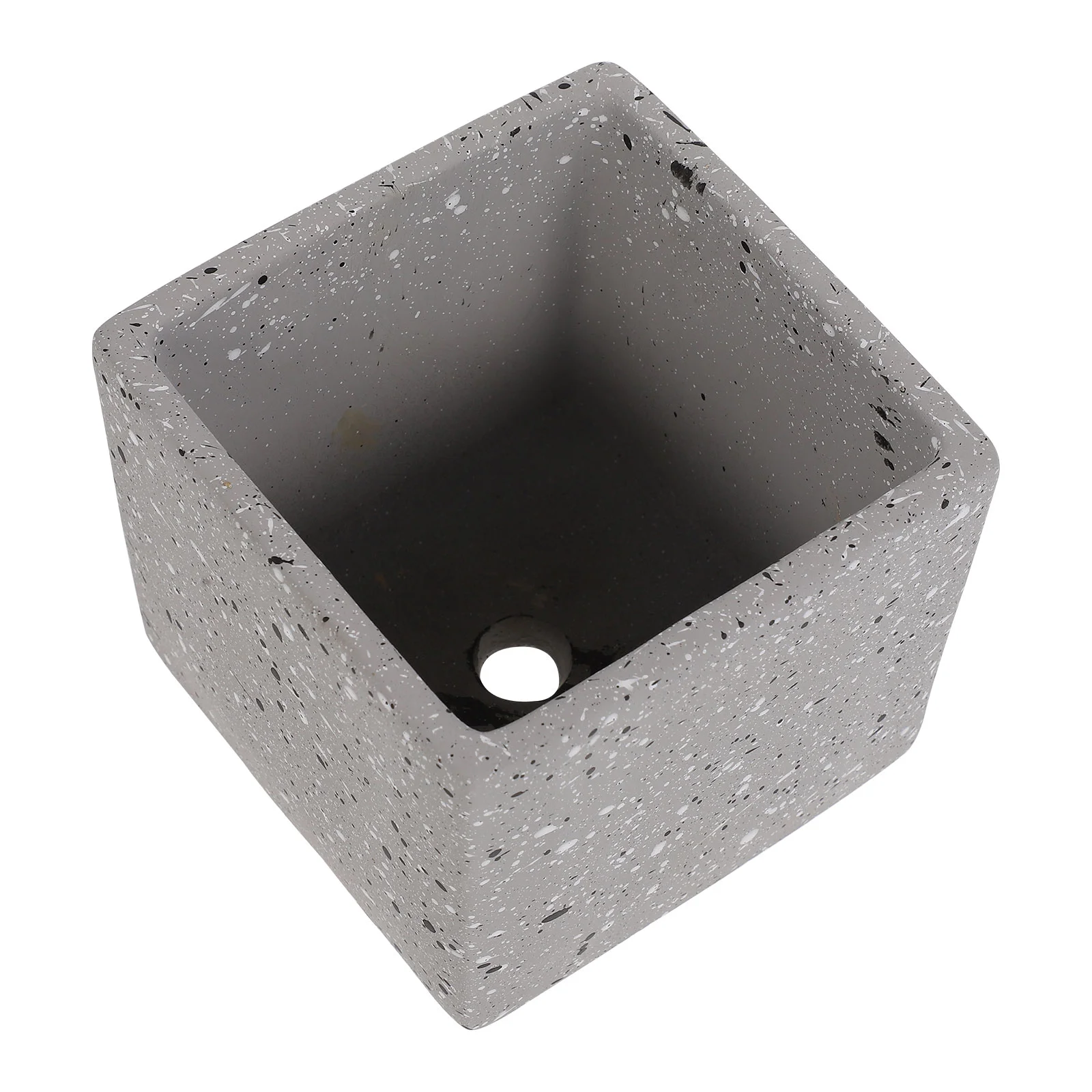 

1 шт. креативный декоративный цветочный горшок для растений (светильник-серый)