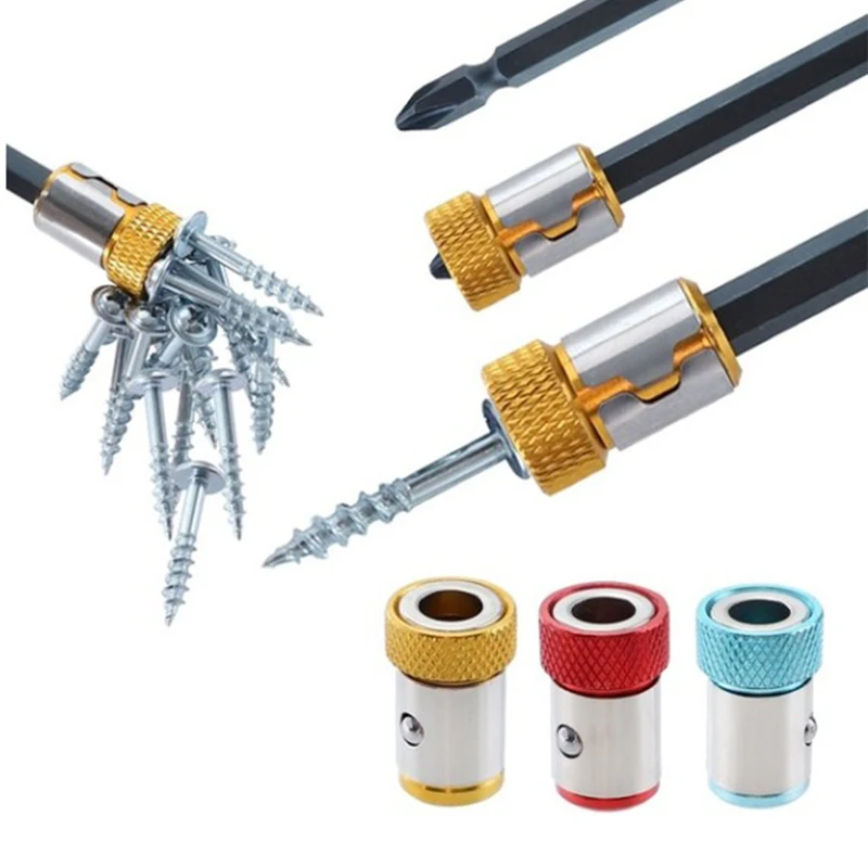 1/4 Упаковки Головка Магнитного Ключа Красочная Индукционная Викрутка