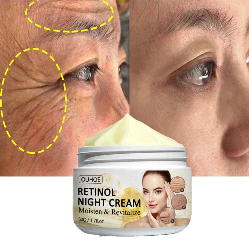 

Retinol Removal Wrinkles Face Cream Anti-Aging Lifting Firming Fade Fine Lines Moisturizing Repair Skin Care Whitening Products