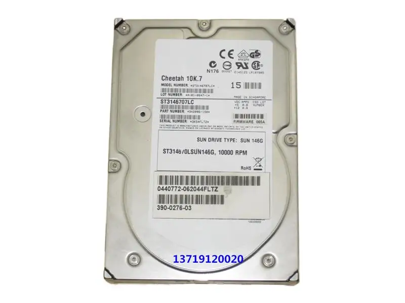 Оригинальный 100% Аутентичный 1969 03N6332 03N6331 ST3146707LC 146G 10K 80pin
