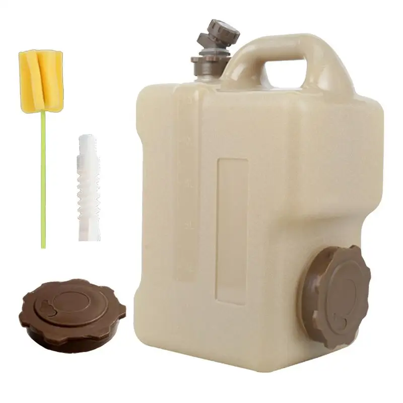 

Portable Water Container For Camping 10L/12L Water Containers Jug With Hose Large Capacity For Outdoors Hiking Backpack Camping