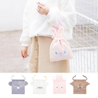 women travel bags menstruation pocket wrap pack sanitary pouch cosmetic cases cute cup sleeve flannel lovely drawstring bags