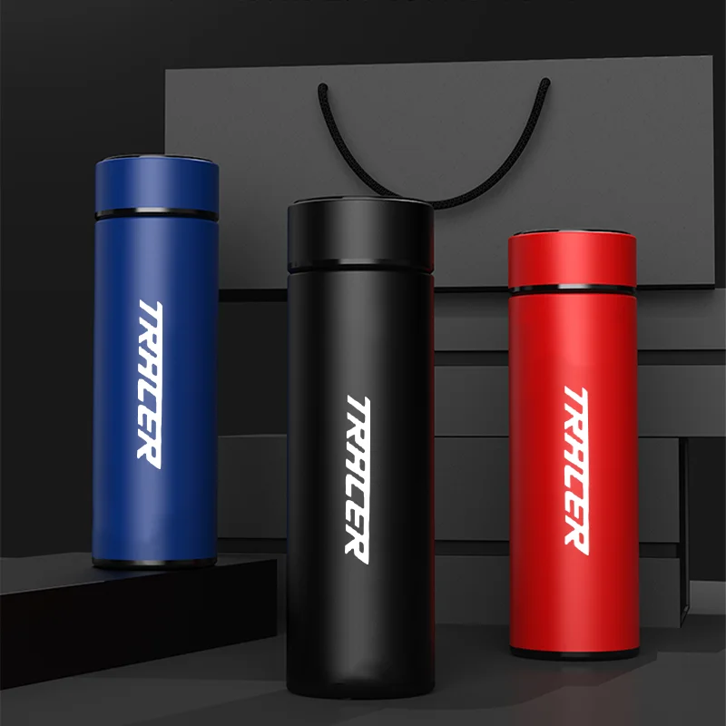 Умный автомобильный термос 500 мл чашка для чая кофе вакуумная фляжка с дисплеем