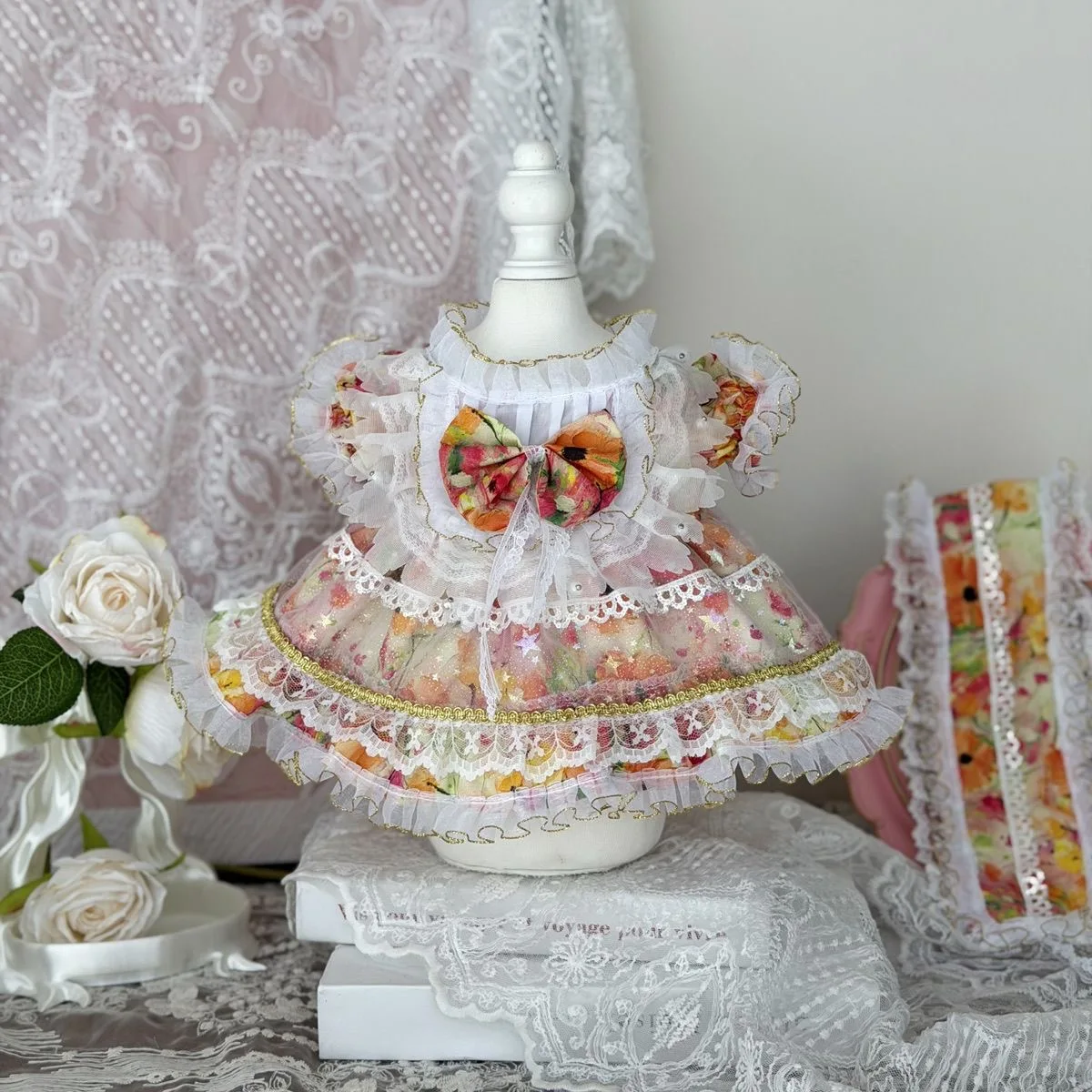 Фото Одежда для хлопковых кукол 10 см, одежда для кукол 15 см и 20 см, одежда для Labubu, платья для кукол 40 см, одежда для кукол Reborn 55 см, бесплатная доставка №5