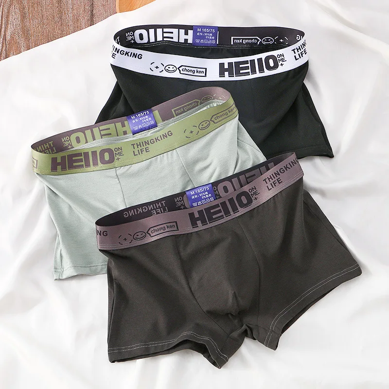 Boxer Underwear Men Antibacterial Boxers Cotton Mens BoxerShorts Men's Panties Breathable Sexy Printed Underpants Boxer