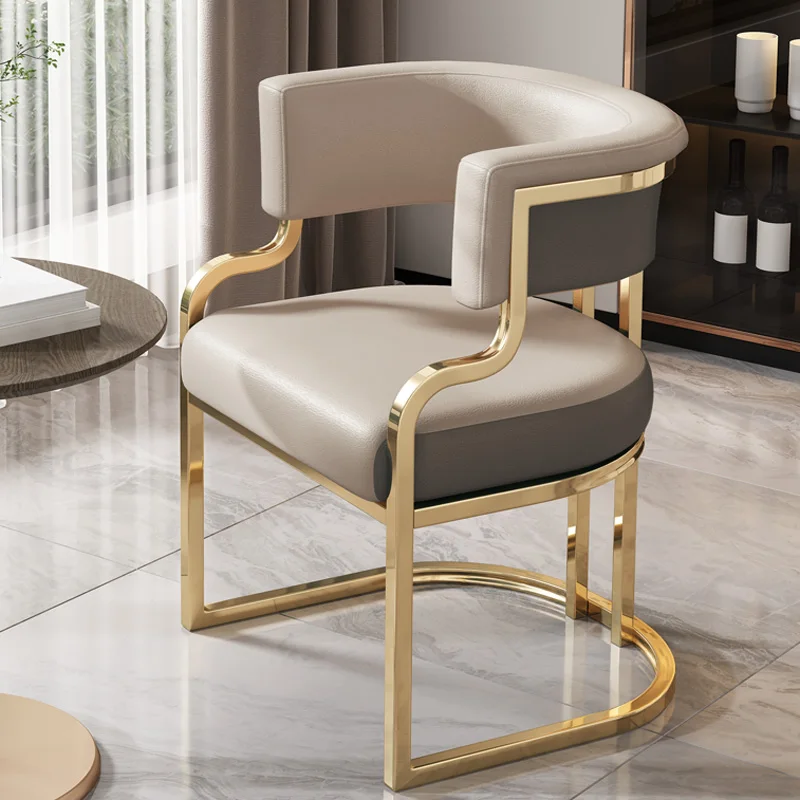 

Modern Leisure Lounge Accent Chairs Modern Dressing Manicure Metal Legs Chairs Events Waiting Muebles De La Sala Home Furniture