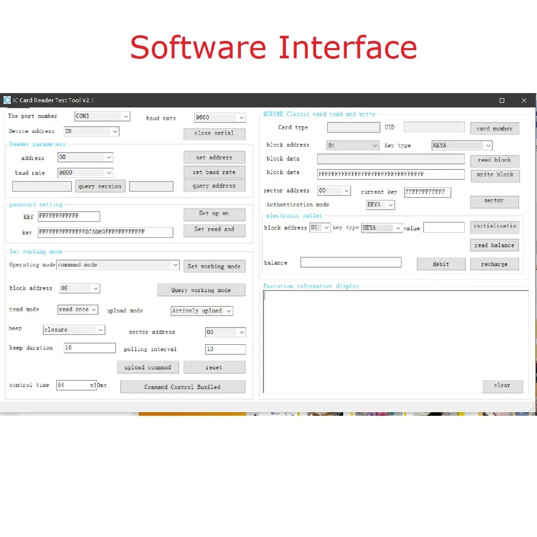 RFIDA02 RS485 RS232 UART 13 56 МГц RFID-считыватель-писатель RC522 CV520 NFC UID IC-карта для Arduino Uno Mega pi