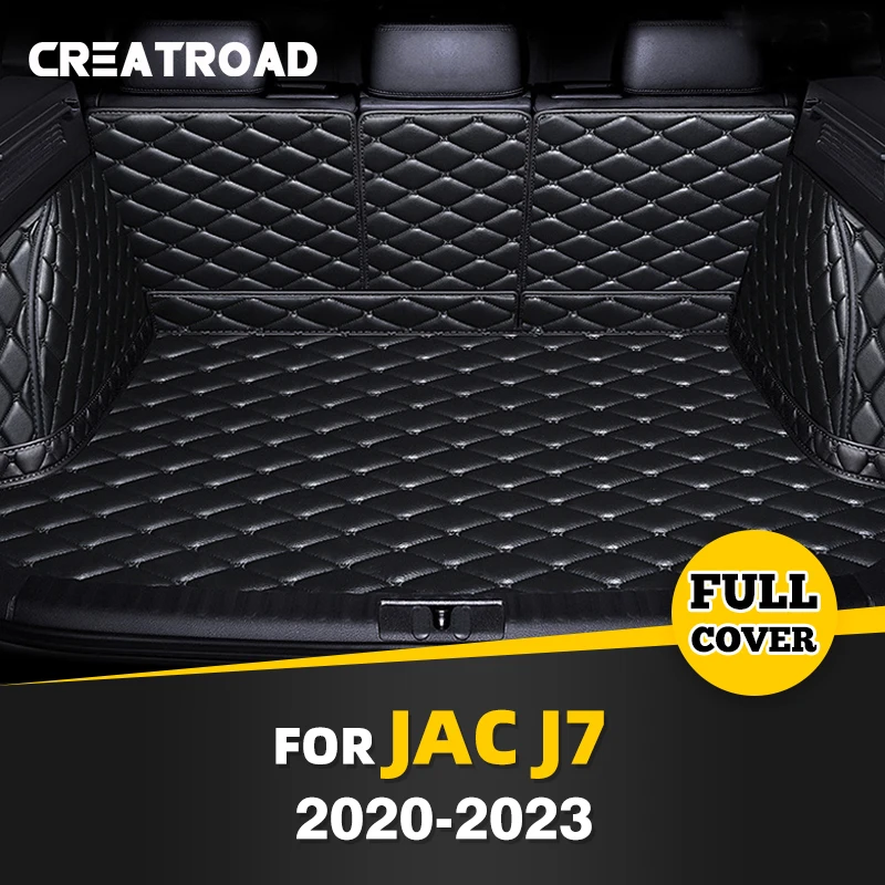 Автомобильный коврик для багажника с полным покрытием JAC J7 2020-2023 автомобильная