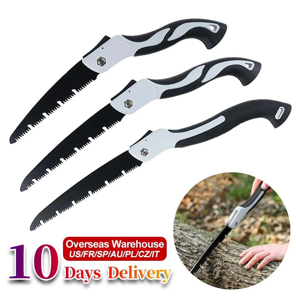 

DIY Wood Pruning Saw With Hard Teeth Pruning Hand Saw Bushcraft Garden Tools for Outdoor Camping SK5 Grafting Pruner Folding Saw