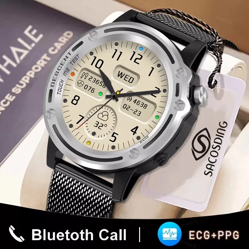 

2022New Smart Watch Men Bluetooth Call ECG PPG Heart Rate Fitness Sport Watch IP67 Waterproof Smartwatch Local Music Watch Women