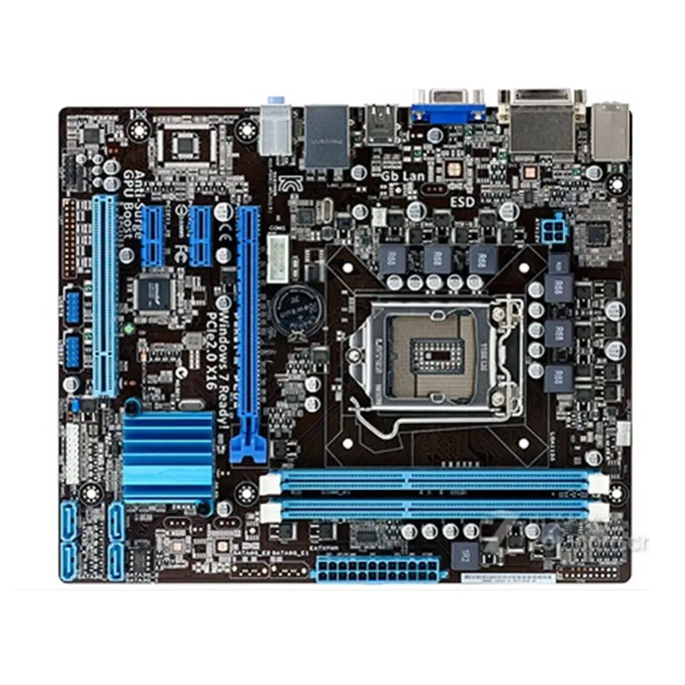 

Десктопная материнская плата P8H61-M PLUS H61 Socket LGA 1155 i3 i5 i7 DDR3 16G uATX UEFI BIOS материнская плата в продаже