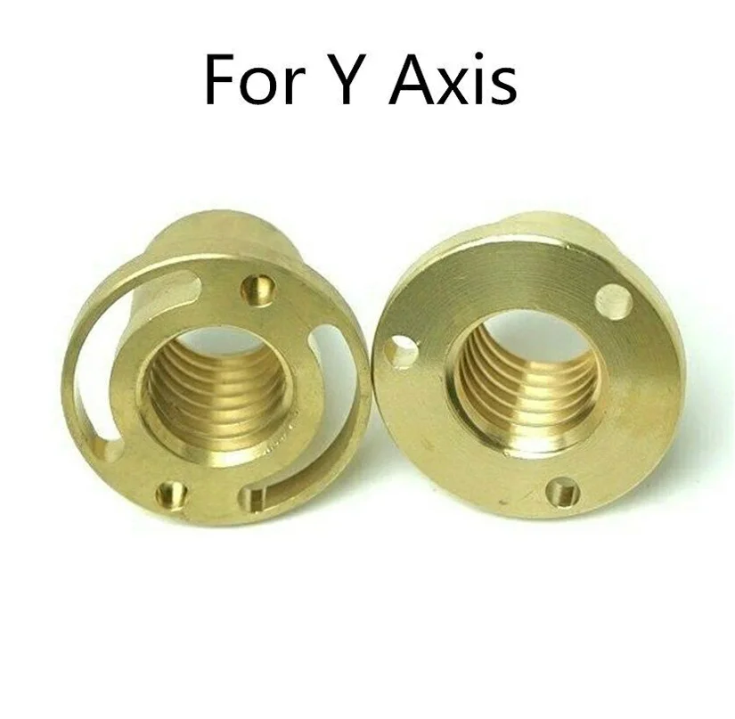 

2pcs Milling Machine Y Axis Screw Copper Nut Sleeve Vertical Mill Tool For Bridgeport CNC Milling Machine Lathe Machine