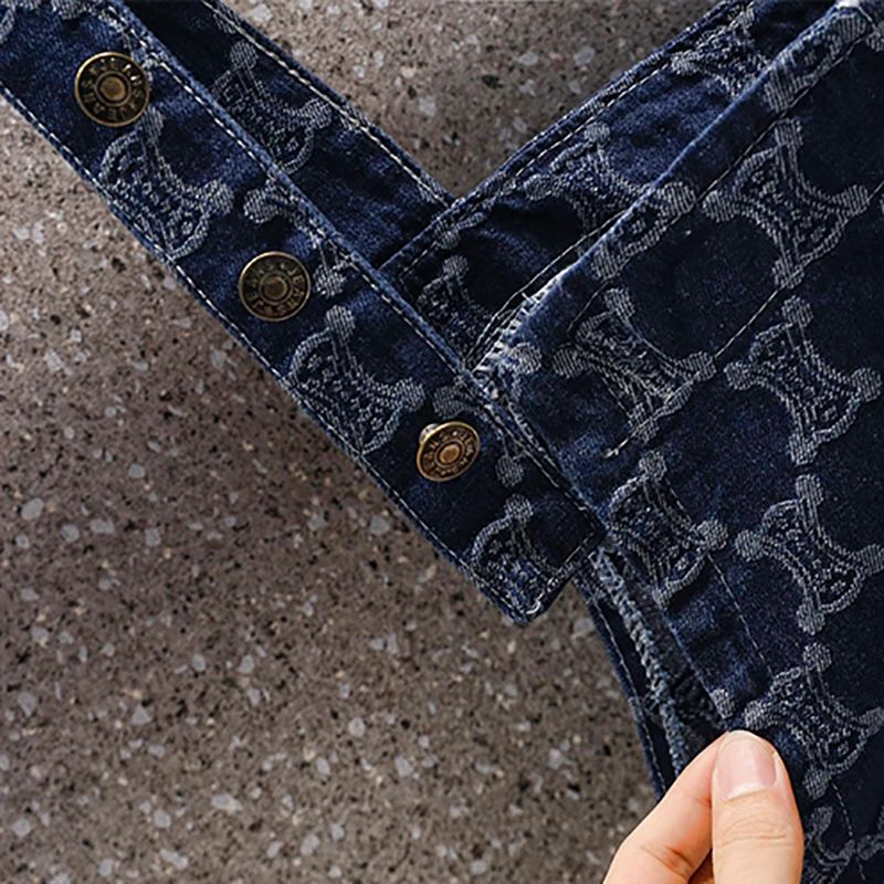 Женский Повседневный костюм из двух предметов элегантная белая футболка и синее