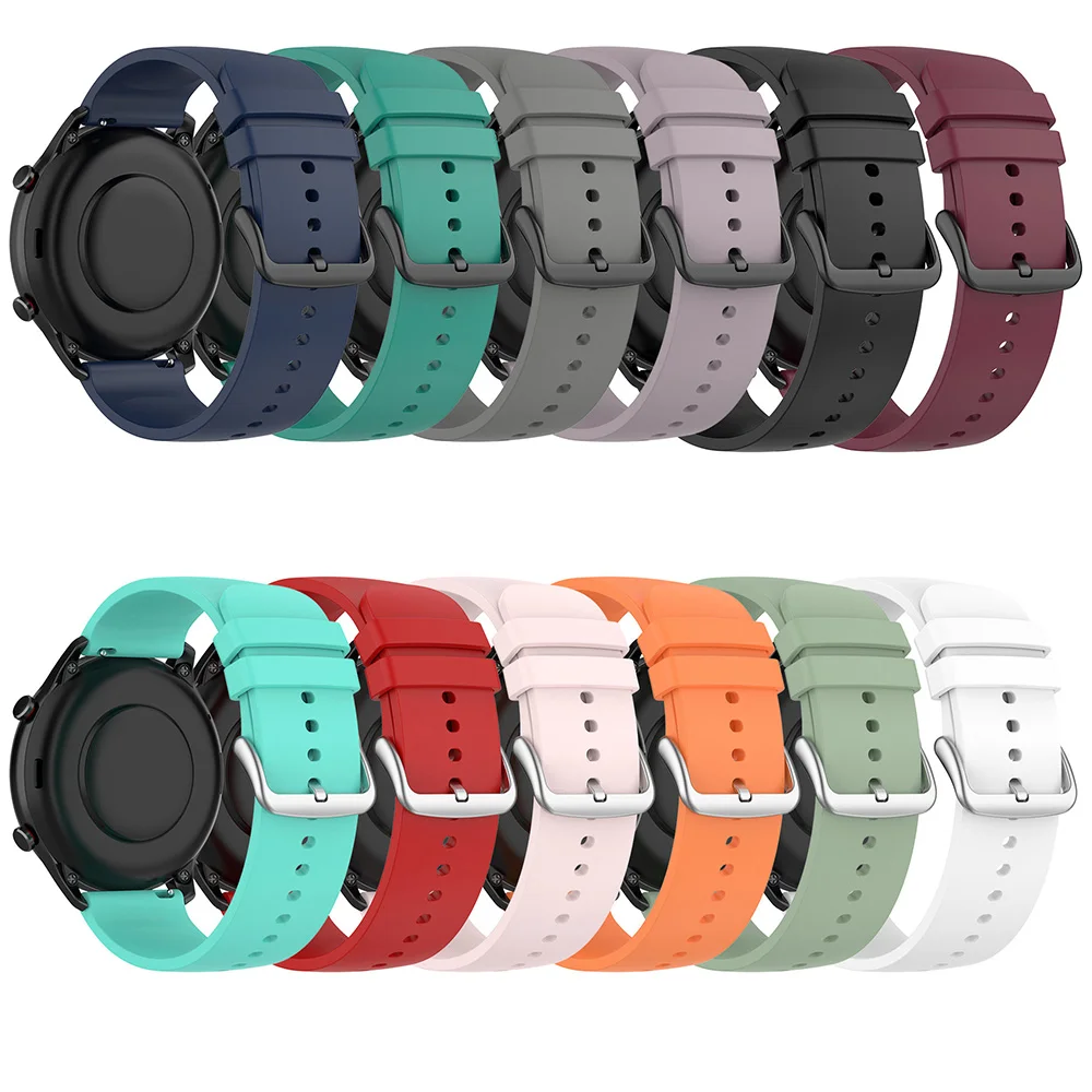 

For Xiaomi Amazfit GTS 2 4 Mini SmartWatch Band Strap For Huami Amazfit GTS3 2 2e Bip S U GTR 3 Pro Strap Soft Silicone Bracelet