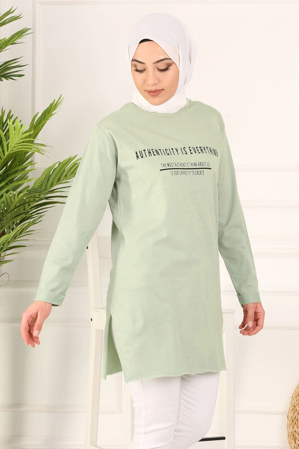 Yazlık Combed NY- Mint Yeşili
