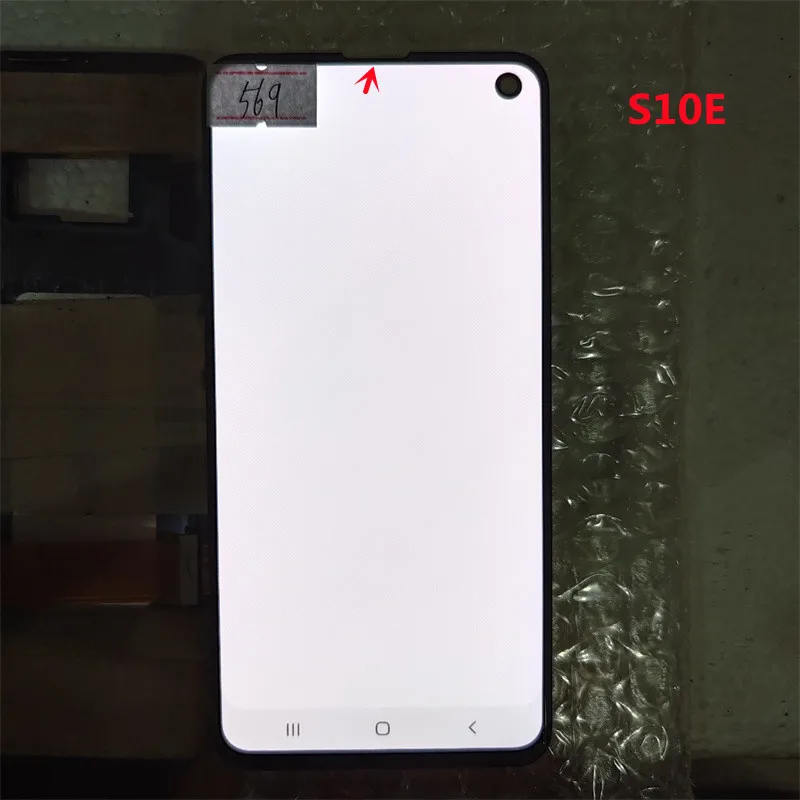 Оригинальный сенсорный ЖК-монитор для Samsung Galaxy S10E без рамки с точкой в сборе |