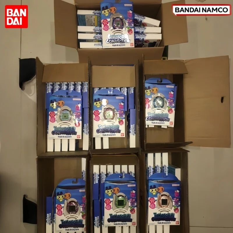 Фото Оригинальный электронный питомец Bandai Tamagotchi V3 в наличии, подключаемая версия, ностальгическая развивающая коллекционная игрушка, подарок №1