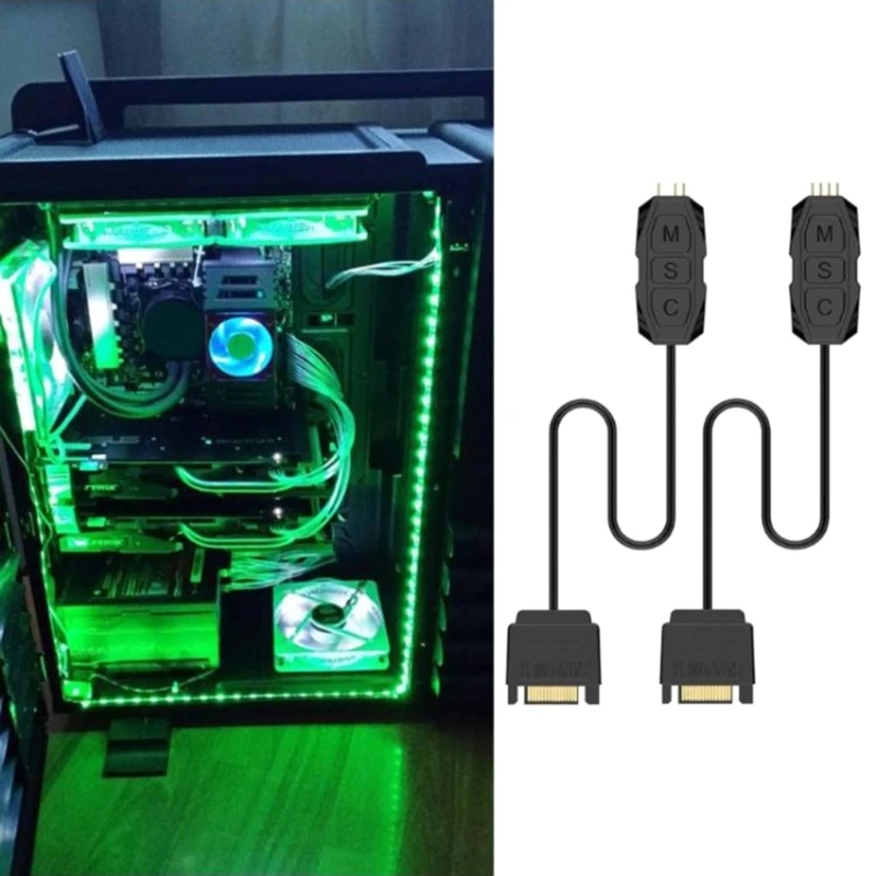 

Блок питания с контроллером ARGB для 3Pin 5В/12В 4Pin светодиодной осветительной балки