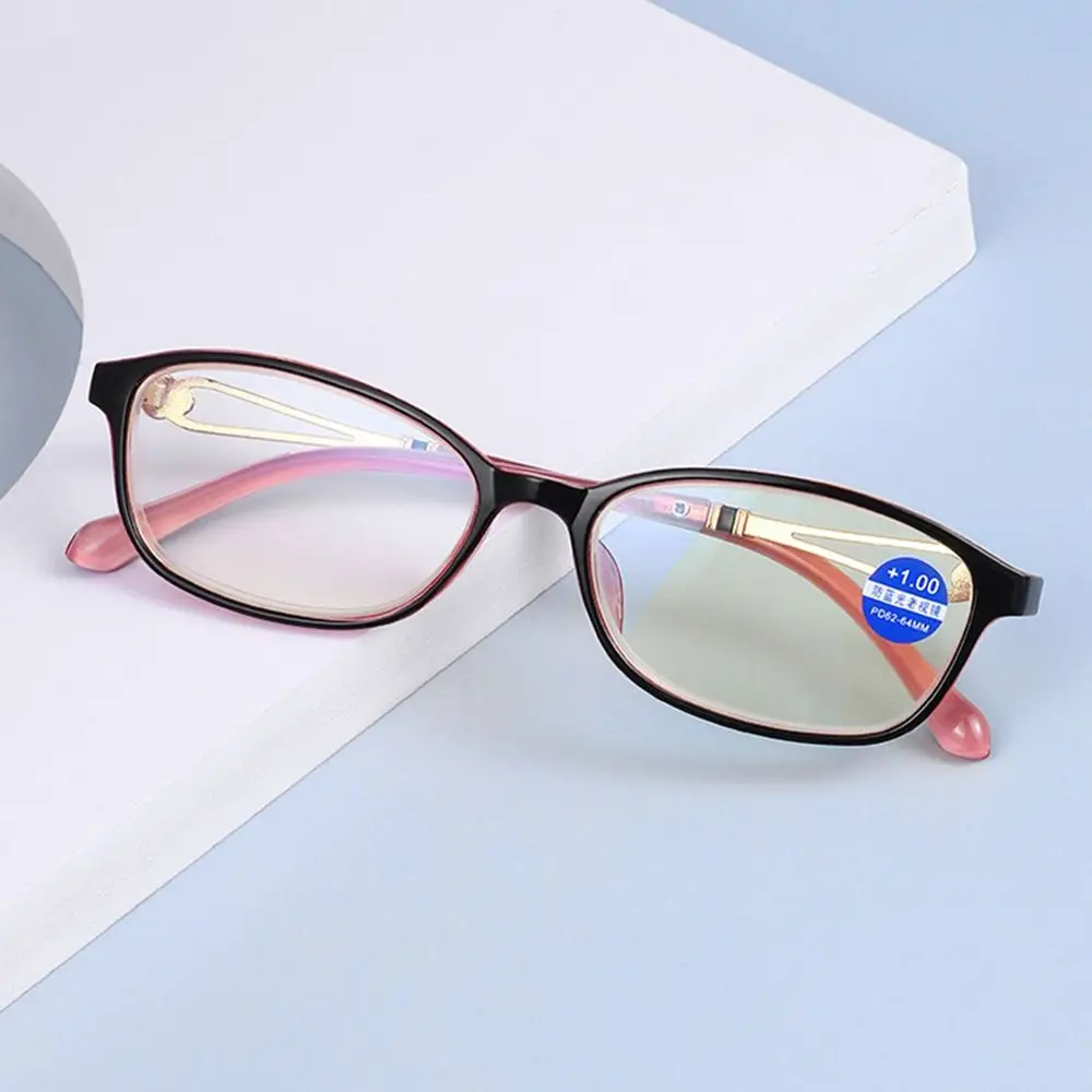 

Очки для чтения мужские/женские, портативные элегантные винтажные аксессуары с защитой от синего света, ультратонкая оправа