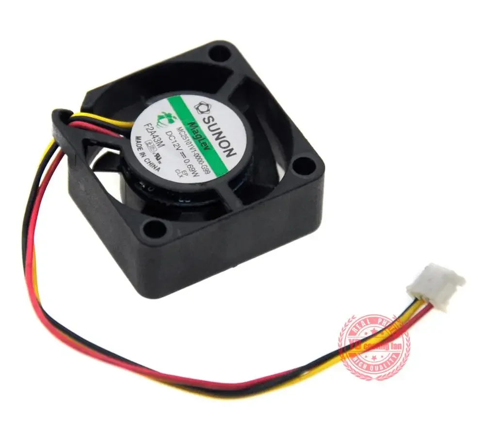 Фото JFG ForSunon Вентилятор 2,5 см MC25101V1-0000-G99 2510 12 В 0,69 Вт Тихий вентилятор №3