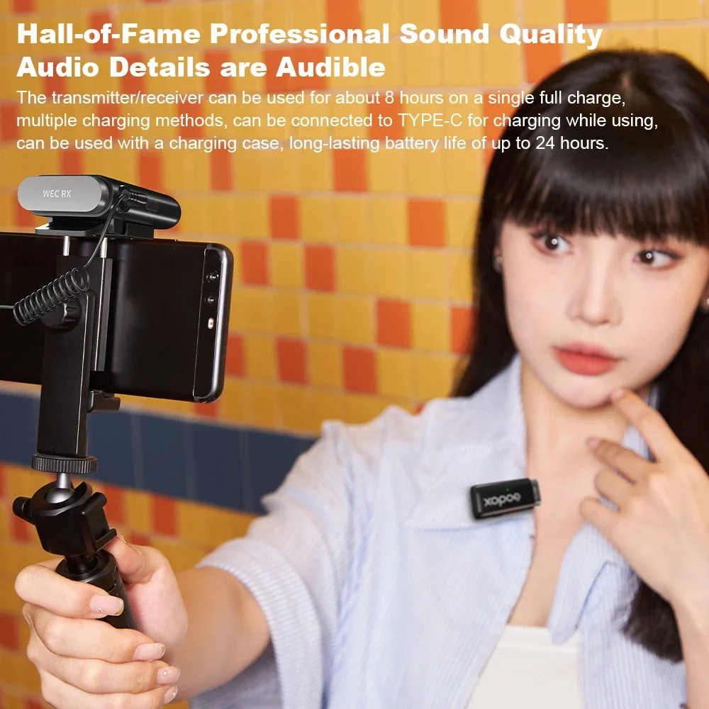 Микрофон Godox WEC конденсаторный 2 4 ГГц беспроводной