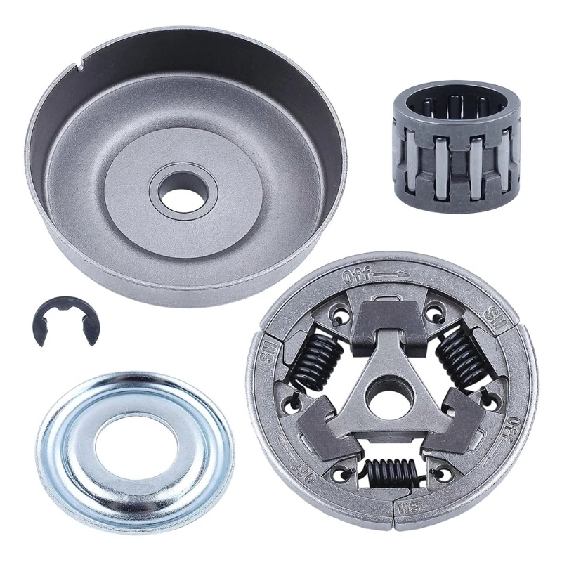 

Chainsaw 3/8" -7T Spur Clutch Drum Sprocket Bearing 5pcs Kit for MS391 MS311 Replacement Parts with Needle