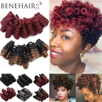benihair synthetic braiding hair jamaican bounce crochet braiding hair spring twist hair ombre braiding hair extension for women