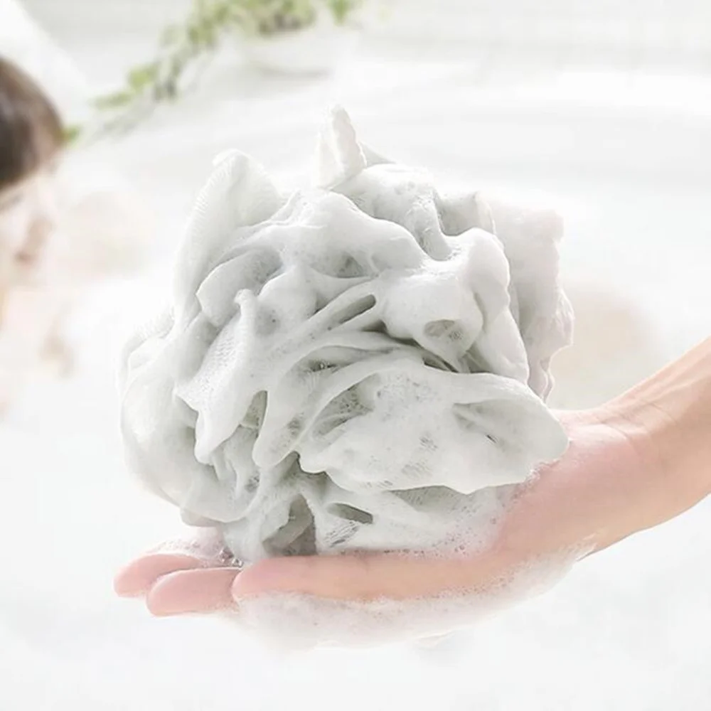 

Soft Body Scrub Exfoliating Mesh Shower Foaming Sponge Back Brush Skin Cleaner Bath Bubble Ball Skin Care Bathing Accessories