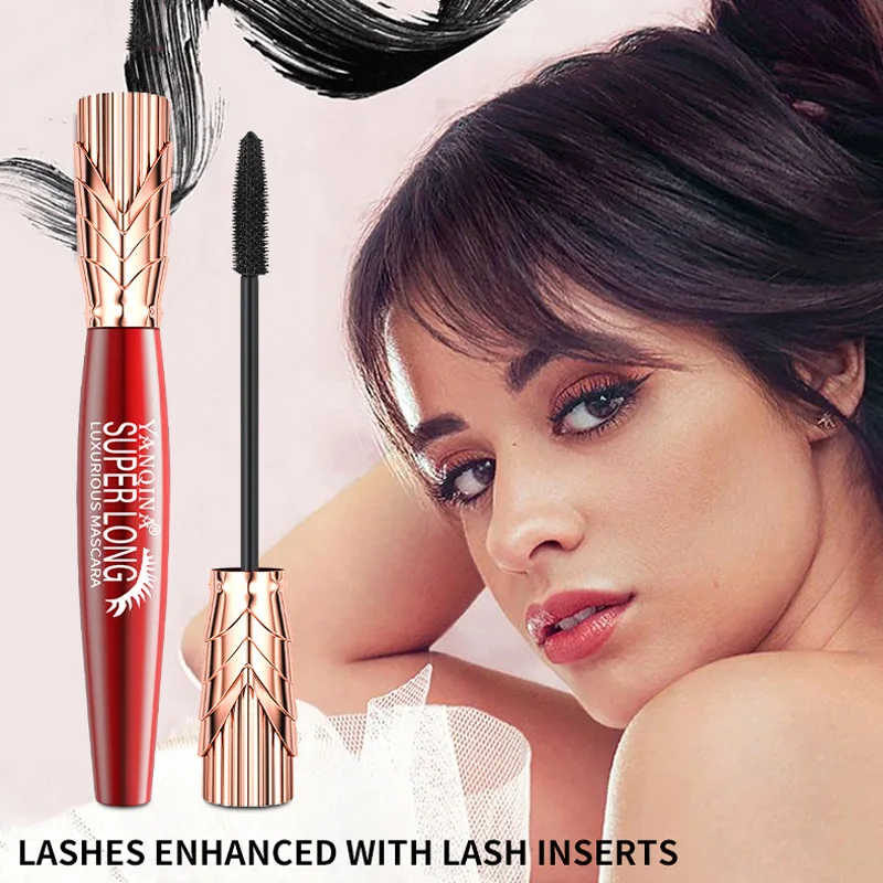 

4D Silk Fiber Mascara Eyelashes Long Lasting Mascara Eyelashes Extension Waterproof Curl Thick Quick Dry Make Up Volume