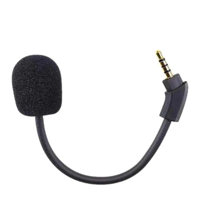 

Quality Headset Flexible Microphone for Cloud Revolver S Gaming Headset Accessory Improved Sound Quality, Easy to Use