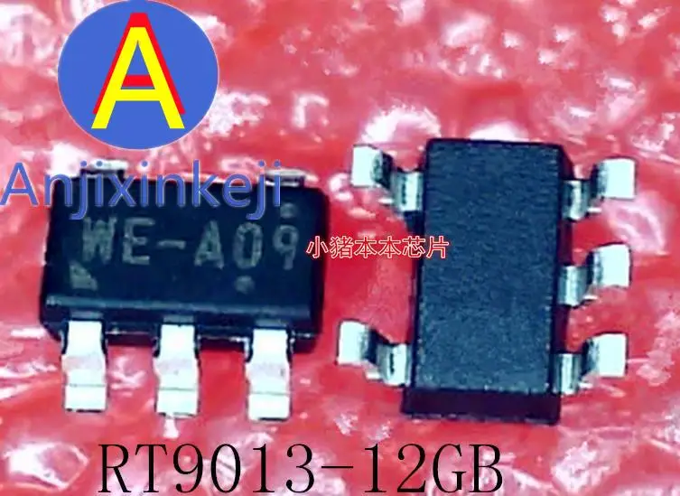 

10pcs 100% orginal new RT9013-12GB RT9013 silk screen: WE-A09 WE start SOT23-5