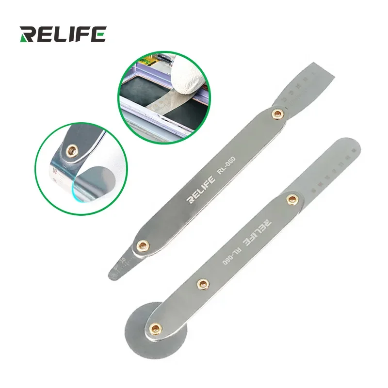 

RELIFE RL-060 Супертонкие инструменты для разборки роликовых открывающихся инструментов для IPhone Samsung Edge Screen Glass Cutting Middle Frame Cover Kit