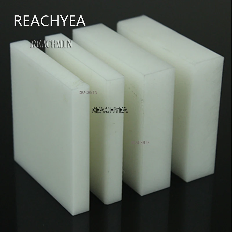 

White POM Sheet Board Hard Plastic Polyoxymethylene Plate CNC Model Board DIY Raw Material Thickness 5 6 8 10 mm