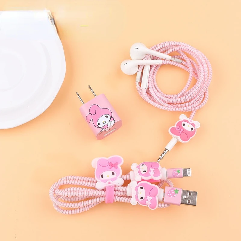 Протектор для кабеля Hello Kitty провод Милая Линия передачи данных IPhone шнур
