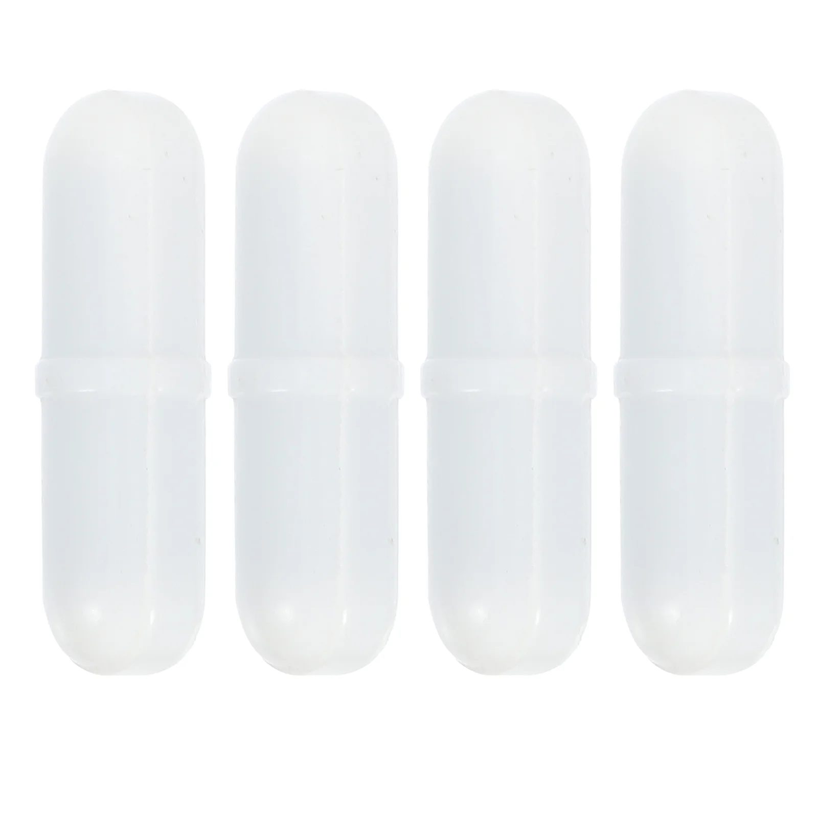 

4 Pcs Ptfe Ptfe Magnetic Stiring Rod Magnetic Stirrer Laboratory Accessories White Magnets Stirring Rod Practical Mixer