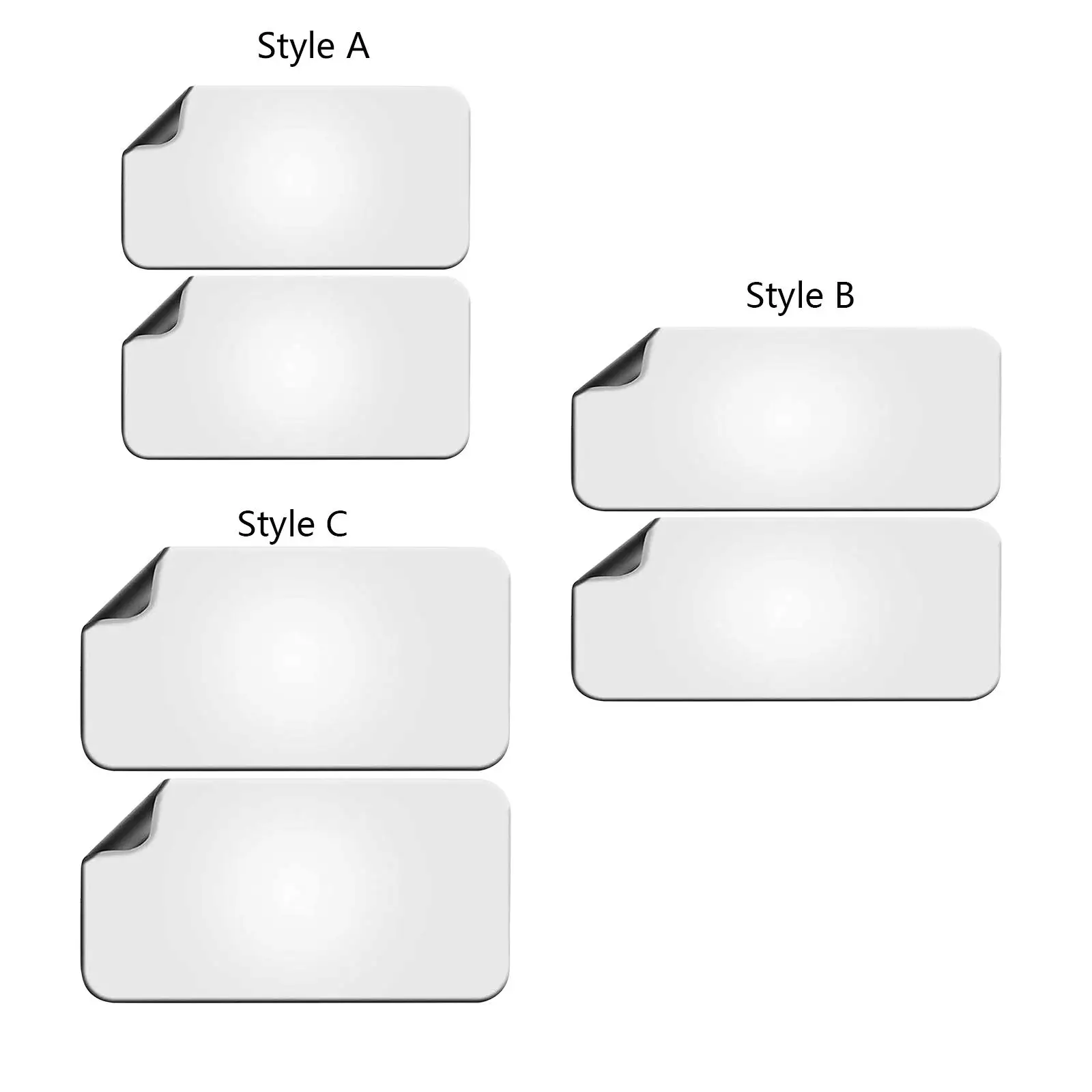 2 шт. пустые магниты толщина 30 мил гибкий пустой автомобильный магнит набор