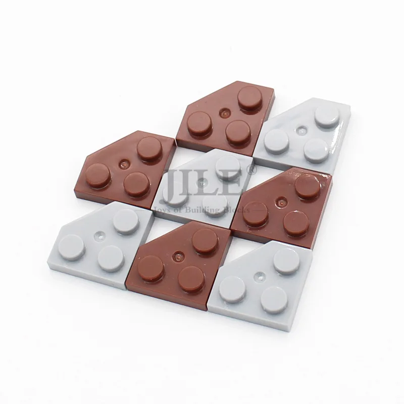 Клиновидная пластина Moc 20 шт. 2x2 уголок для сборки сделай сам развивающие
