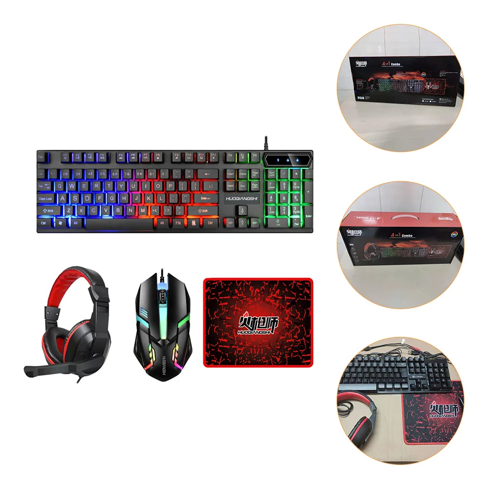 

1 Set Gaming Keyboard Prime Sturdy Headset Keyboard Pad for Laptop