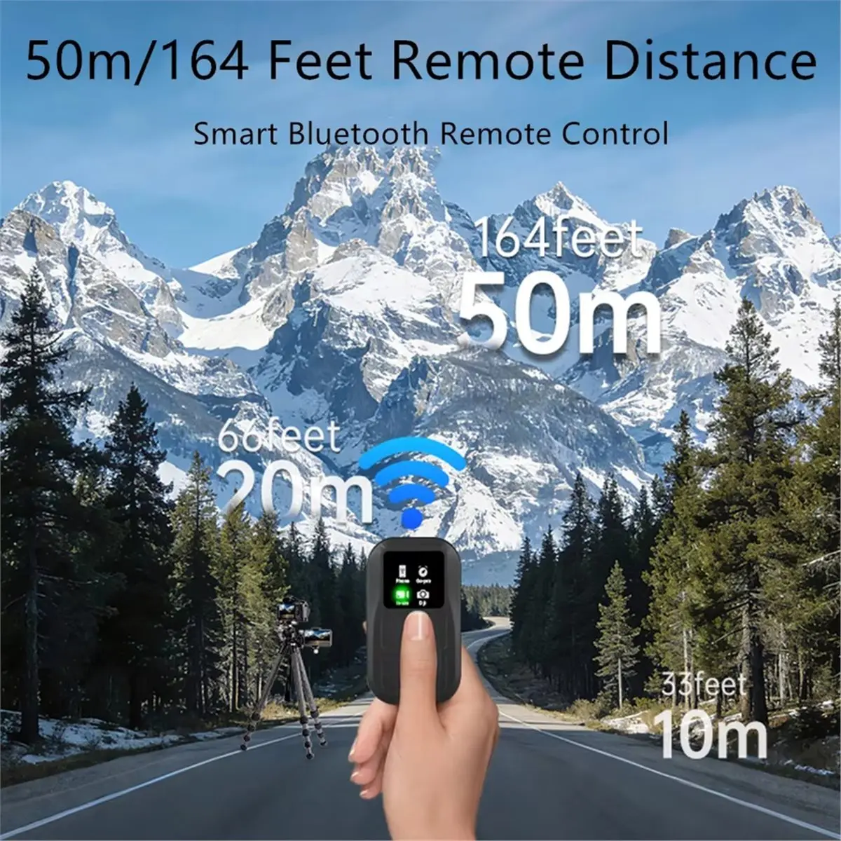 Фото Пульт дистанционного управления Bluetooth A24U для 13 12 Max с ремешком на запястье для X5 X4 для камеры Action 6 5PRO №2