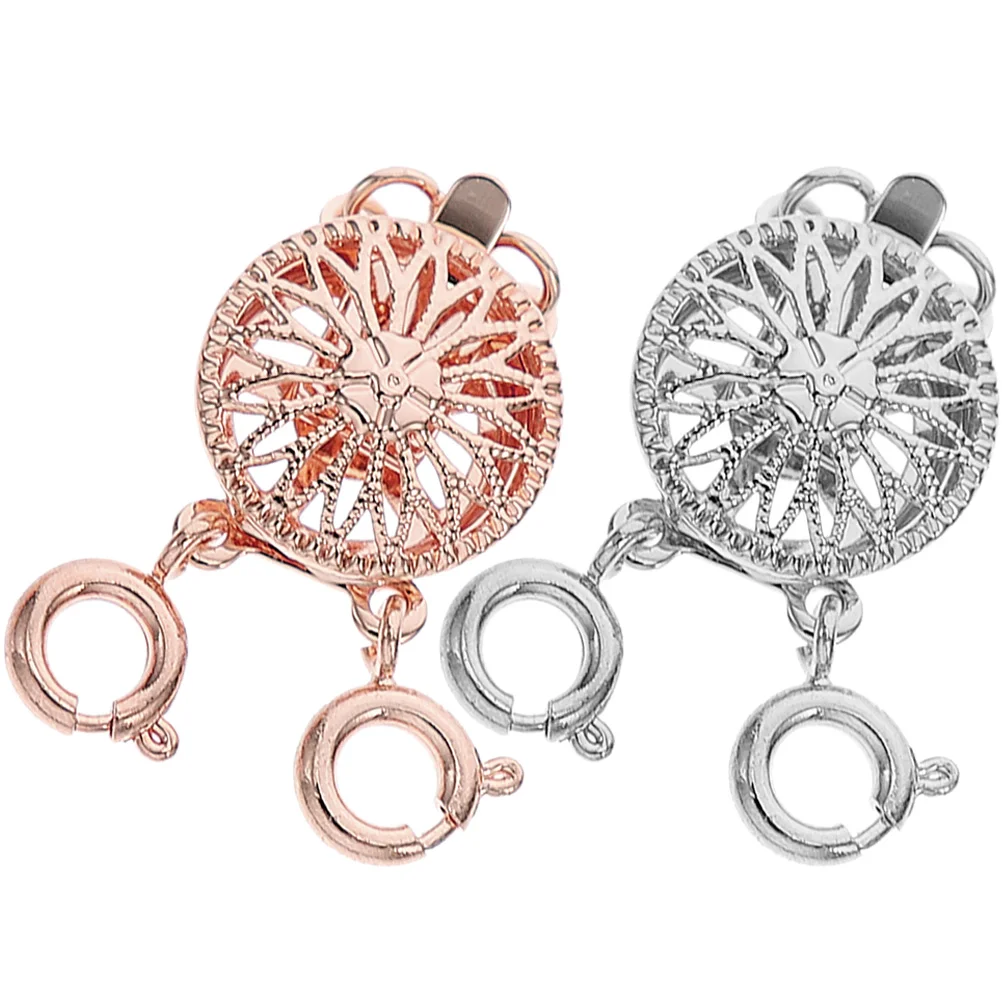 

2pcs Buckles For Necklace Making Supplies For Bracelets Making Clasps For Jewel Clasp for Necklace Bracelet