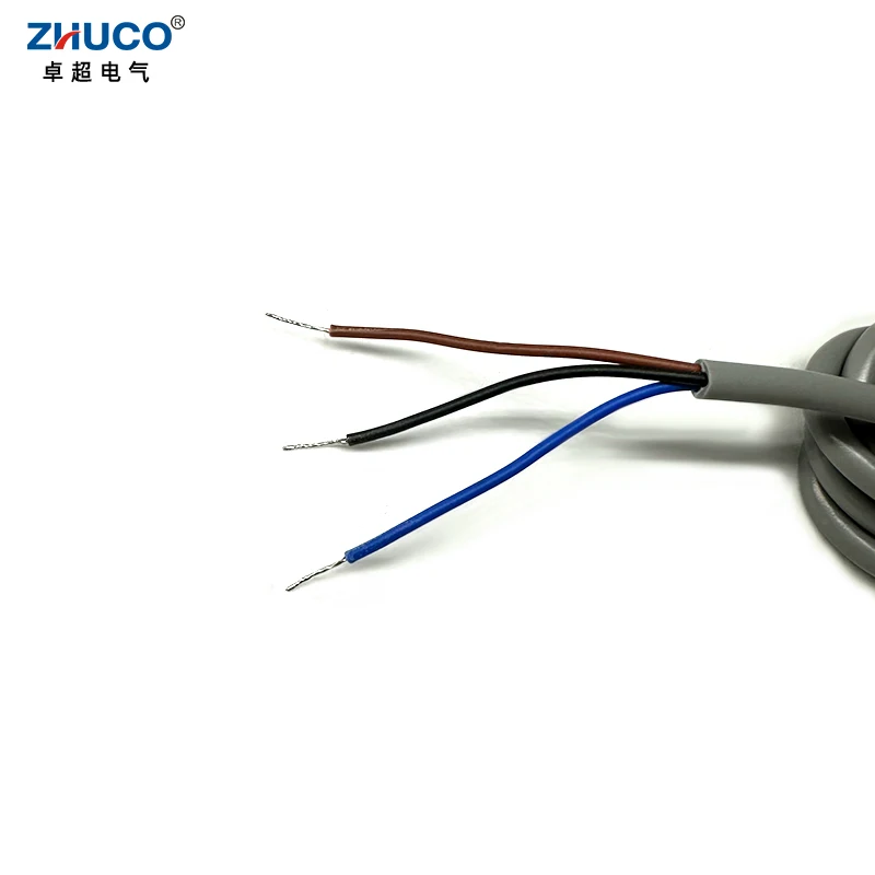 Индуктивный бесконтактный переключатель с проводом 1 2 метра шт. диаметром 12 мм NPN