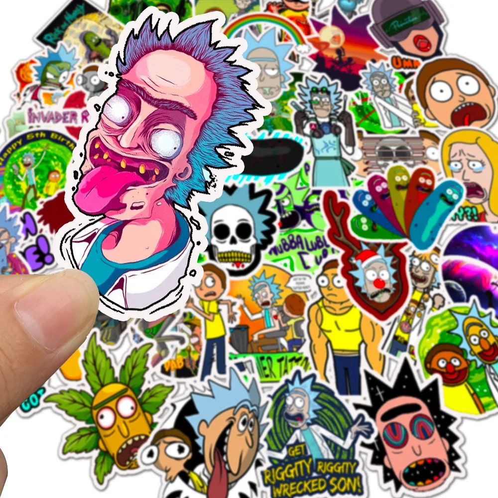 

1PCS Funny Anime Stickers Decals DIY Motorcycle Luggage Guitar Skateboard Classic Cartoon Graffiti Sticker for Kid Toys