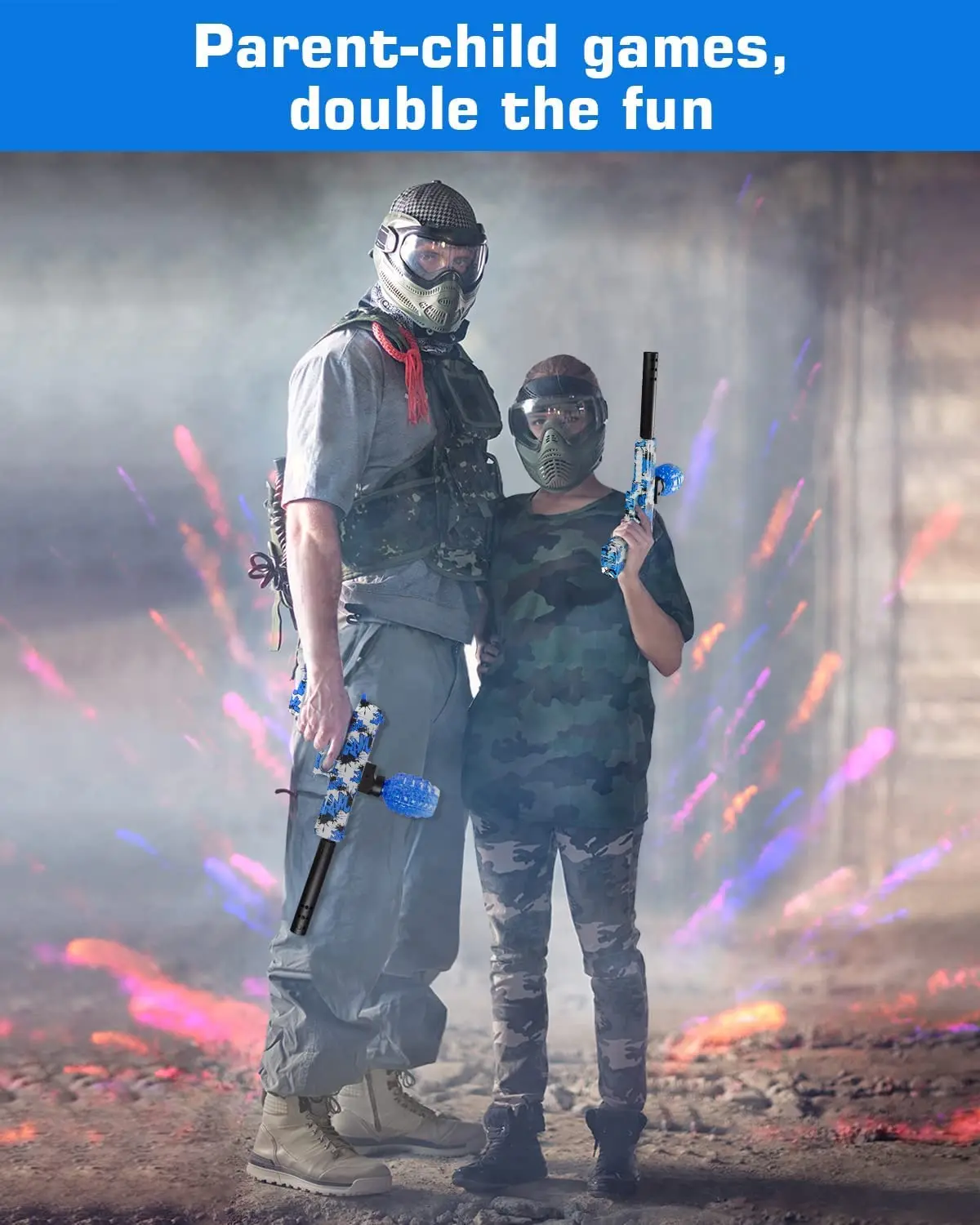 Фото G18.Игрушечный пистолет с электрическим гелевым шариком, высокоскоростная перезаряжаемая батарея, летние развлечения на свежем воздухе, семейный бассейн/игры-барбекю №5