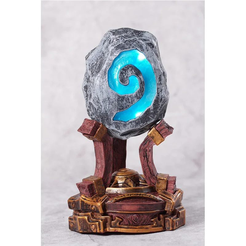 

WOW Hearth Stone Night Glowing Furnace Stone Model Toys Figure Christmas Gift For Boyfriend