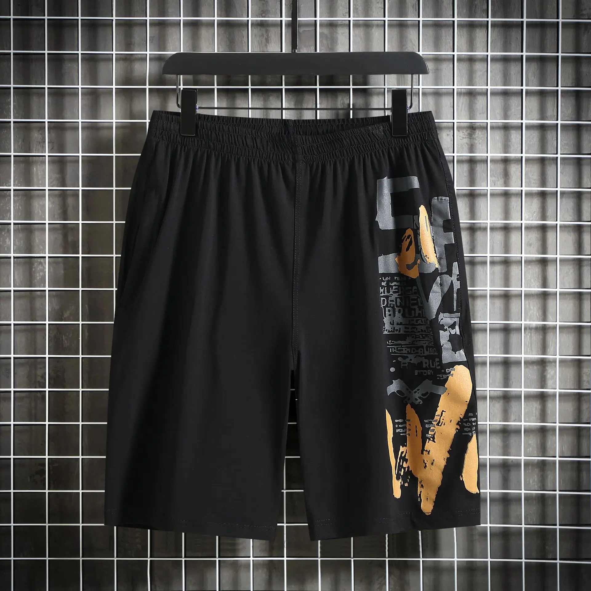 Футболка мужская оверсайз в стиле панк свободная повседневная рубашка для